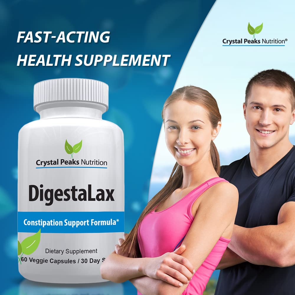 DigestaLax – Supports Digestion, Constipation Relief & Gut Health – Reduces Gas, Bloating & Cramping – 60 Veggie Capsules