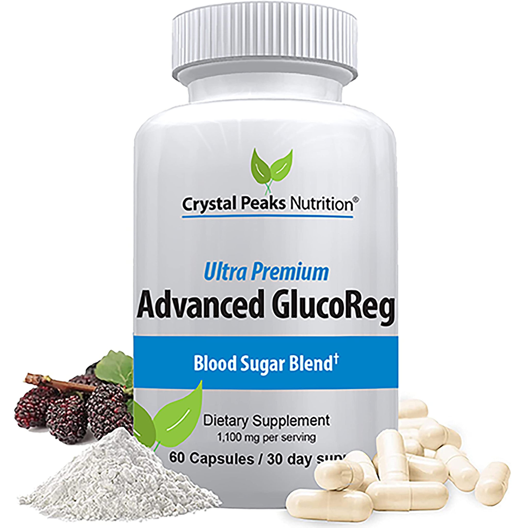 Blood Sugar Support Supplement – Supports Healthy Glucose Metabolism – 60 Capsules (30-Day Supply)