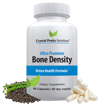 Ultra Premium Bone Formula – Calcium with Vitamin K2 & D3 – Supports Bone Strength & Mobility – 60 Capsules (60-Day Supply)