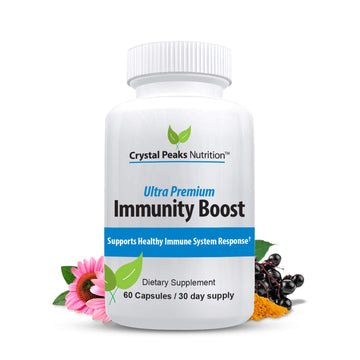 Immune Support Capsules – Elderberry, Vitamin C, Zinc & More – Easy-to-Swallow, 60 Vegan Capsules (30-Day Supply)